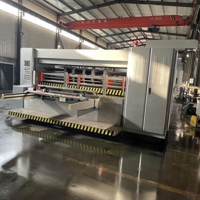 Berjalan dengan lancar Corrugated Cardboard Slotter Dengan Sistem Kontrol Listrik