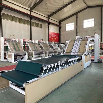 Mesin Laminating Kertas Bergelombang Kotak Kustom 30KW