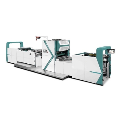Kecepatan maksimum 80m/Min Mesin Laminasi Flute Pasokan listrik 380v 50hz