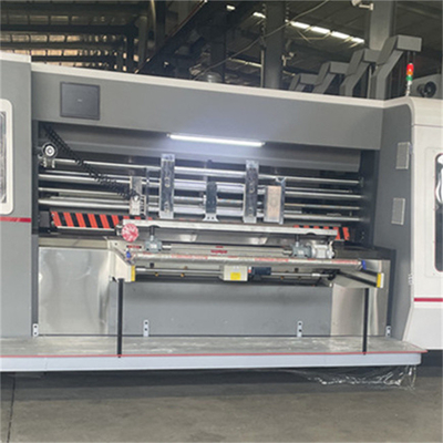 Efisiensi Mesin Pencetakan Fleksi Kotak Bergelombang Silinder Axial Runout ≤0.1mm