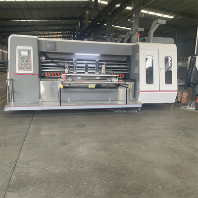 Efisiensi Mesin Pencetakan Fleksi Kotak Bergelombang Silinder Axial Runout ≤0.1mm
