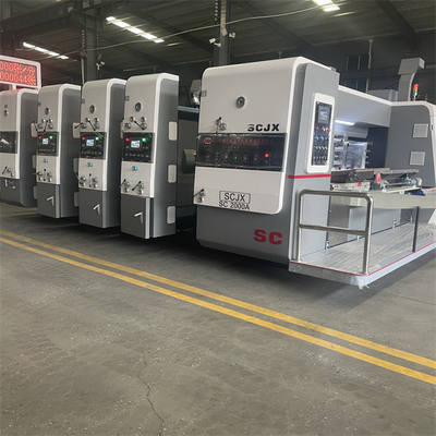 Mesin Pencetak Silinder Dynamic Balance Mesin Slotter Carton Box