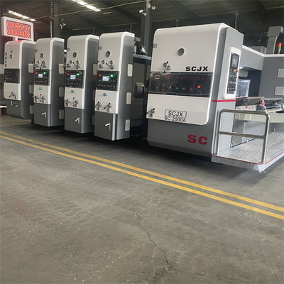 High Speed Casemaker Folder Gluer Dari Kardus Bergelombang Ke Kotak Karton