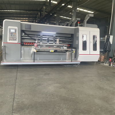 1-6 Warna Mesin Pencetakan Flekso Bergelombang Plating Chrome Kecepatan Pencetakan 100-300m/Min