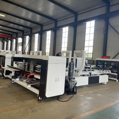 Ukuran Jumbo corrugated papan otomatis folder Gluer Mesin Seluruh komputer menyesuaikan