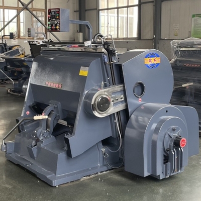 Manual corrugated karton mati memotong dan mesin creasing dengan empat bagian pengaman