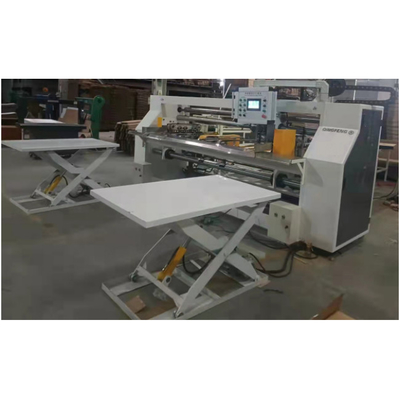 Model 4600 Mesin Pengeleman Lipat Karton Bergelombang Servo Tipe 6 Bagian Ganda