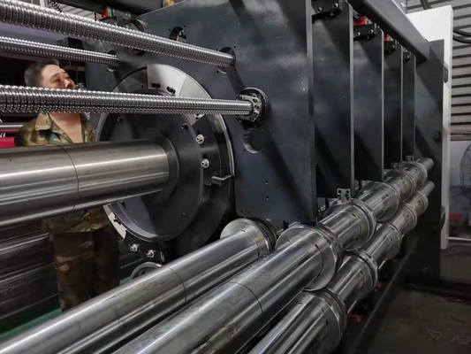 Mesin Cetak Flexo Papan Bergelombang Mesin Slotting Pencetakan Kotak Karton