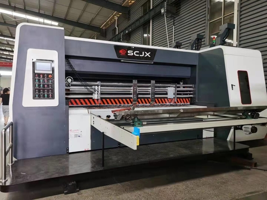 Mesin Cetak Flexo Papan Bergelombang Mesin Slotting Pencetakan Kotak Karton