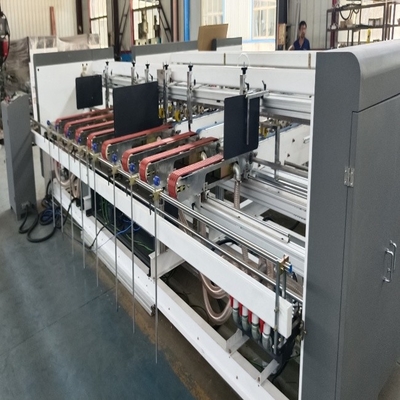 High Speed Full Automatic Double Piece Glueing Machine Standar Dan Karton Bergelombang Khusus