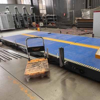 Conveyor sabuk modular untuk transportasi jalur produksi kardus bergelombang