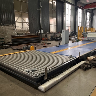 Conveyor sabuk modular untuk produksi line kertas bergelombang berjalan dengan lancar