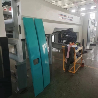 Flexo Pencetakan Lipat Mesin Perekat Karton Produksi Line Tepat Dan rapi menumpuk