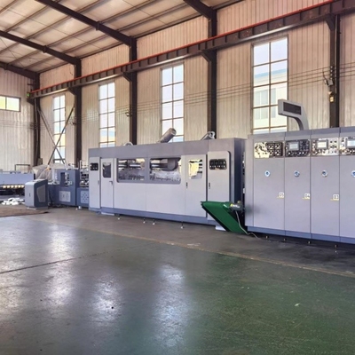 FFG Flexo Pencetakan Lipat Gluer Case Membuat Mesin Sistem Kontrol CNC