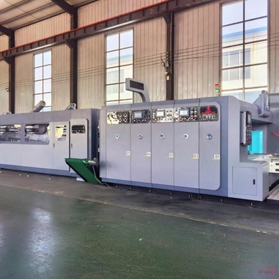 Koreksi kotak frekuensi tinggi FFG Flexo Printing Folding Gluer Case Making Machine