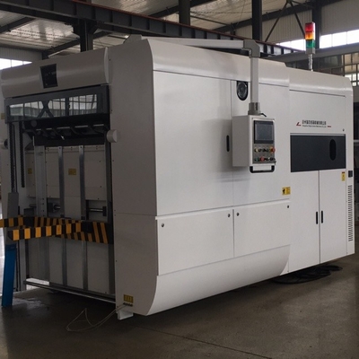 Heavy Duty 14.5 ~ 15.5T Corrugated Cardboard Die Cutting Machine dengan 980mm Cutting