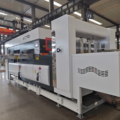 Precision 11kw PLC Die Cutting Machine Untuk Kardus Bergelombang