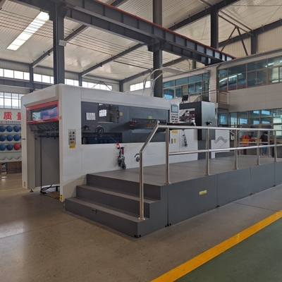 Komputerisasi Corrugated Cardboard Die Cutter Dengan 4500 Lembar / jam Kecepatan Dan Kontrol PLC