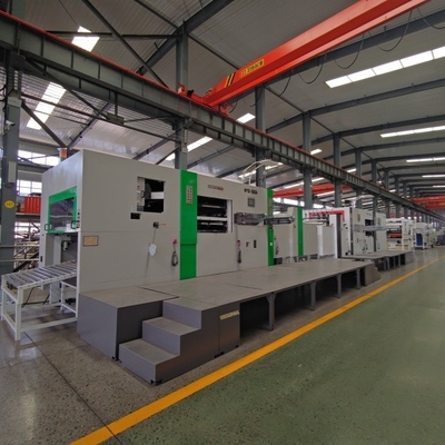 11kw Flat Die Cutting Machine Untuk 4500-Lembar Per Jam Produksi