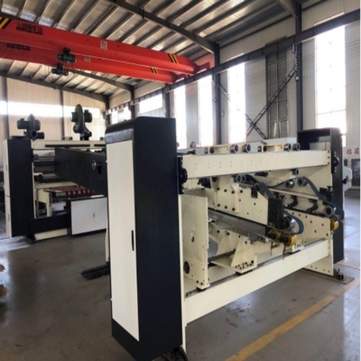 Advanced Flexo Folder Gluer Corrugated Cardboard Casemaker Kecepatan Tinggi