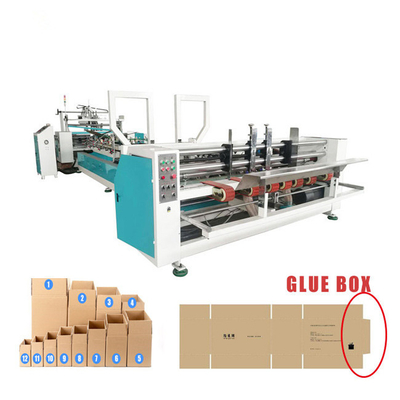 GERUN Mesin Produksi Gluer Paperboard Corrugated Cardboard Folder