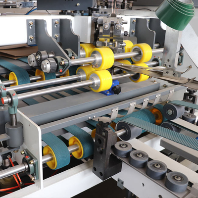 GERUN Mesin Produksi Gluer Paperboard Corrugated Cardboard Folder
