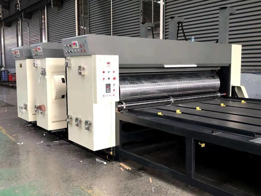 50HZ Digital Flexographic Corrugated Carton Flexo Mesin Cetak Rantai Pengumpan