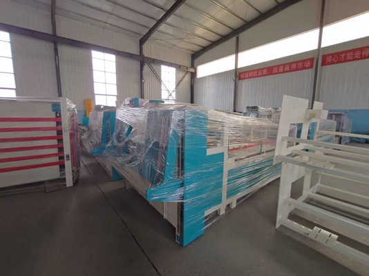 2800MM Semi Otomatis Corrugated Cardboard Folder Gluer Mesin