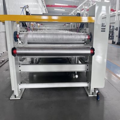 Disesuaikan 380V Double Facer Dalam Goresan Karton Produksi Line Dengan 180m / min Kecepatan Ekonomi
