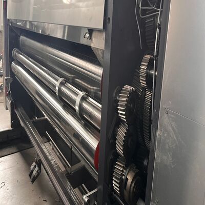 Corrugated Carton Flexographic Printing Machine Double Slotter Rotary Die Cutter