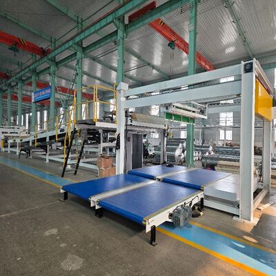 Lini Produksi Karton Bergelombang Pelat Tekan Tipe Mengambang Termasuk Persyaratan Suhu 160C Hingga 180C dan 2 Buah Katup Proporsional