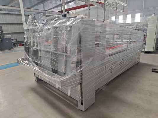 Mesin Slotter Flexo Folder Gluer Semi Otomatis Terkomputerisasi dengan Kecepatan 60 pcs/menit dan Ketebalan Dinding 50-70mm