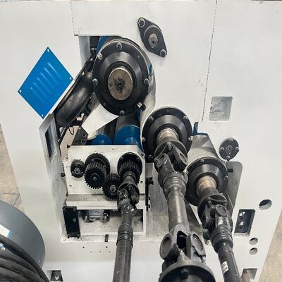 SF D280S 1400 Model Mesin Corrugation Single Facer Hood Struktur hisap Jenis tanpa jari