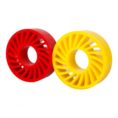 Ketahanan High Wear Polyurethane Sun Wheel dengan ketahanan yang luar biasa untuk tidak merusak permukaan kertas di mesin kertas