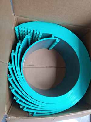 Panas Wear Resistant Polyurethane PU Anvil Cover dengan ketebalan seragam dan struktur internal pelat baja untuk Rotary Die Cutting
