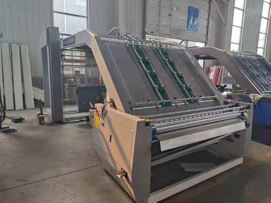 Mesin Laminasi Alur Otomatis Kecepatan Tinggi HL1600 100pcs/menit untuk Karton Bergelombang 1600x1250mm