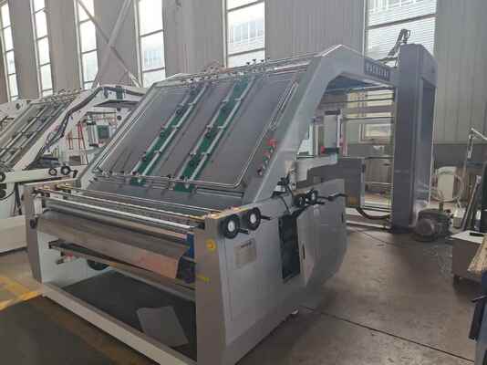 Mesin Laminasi Alur Otomatis Kecepatan Tinggi HL1600 100pcs/menit untuk Karton Bergelombang 1600x1250mm