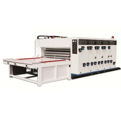 Mesin Cetak Pizza Box 2 Warna Flexo Dengan Pembuatan Rotary Die Cutting