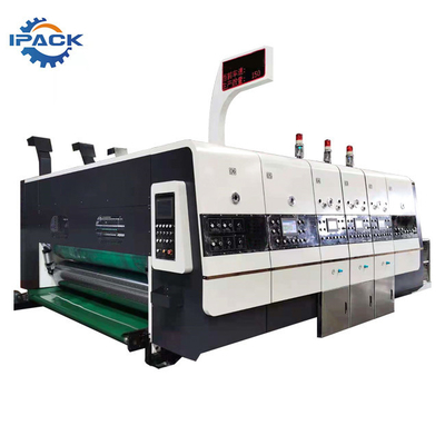 Mesin Cetak Karton Flexo Baja Bergelombang 45 # ± Akurasi Pencetakan 0,15mm