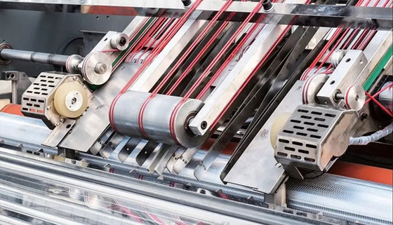 Mesin Laminating Seruling Otomatis Papan Bergelombang Kecepatan Tinggi untuk Kertas 3T