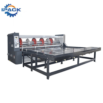 Chain Feeding Corrugated Rotary Slotter Machine Creaser Untuk Karton