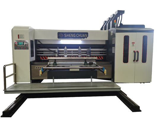 Flexo Printer Slotter Die Cutter Mesin Flexo Printer Slotter Mesin Cetak Kemasan Untuk Kotak Pizza