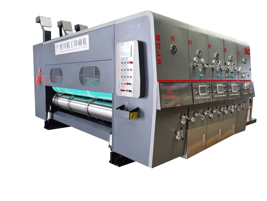 Mesin Cetak Flexo 4 Warna Corrugator Membuat Mesin Kotak Karton Harga Mesin Cetak Flexo