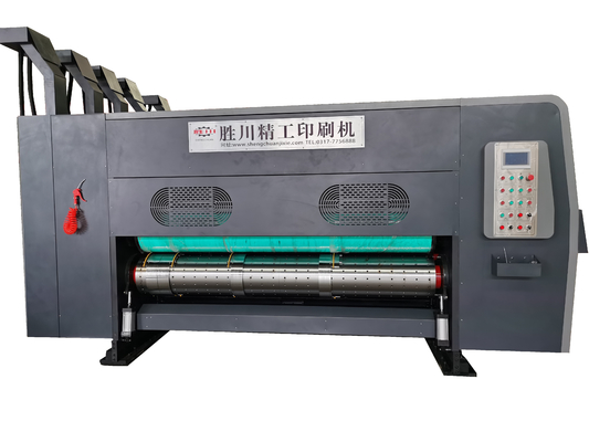 Mesin Cetak Kotak Karton Bergelombang Printer Berkecepatan Tinggi Cetak Kotak Bergelombang