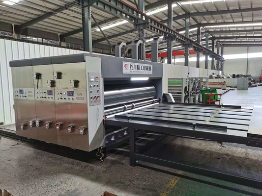 Semi Auto Box Corrugated Carton Flexo Printing Machine Tekan Untuk Karton