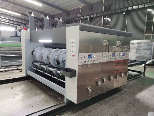 1 Warna Manual Feeding Flexographic Printing Press Machine Untuk Box Die Cutting