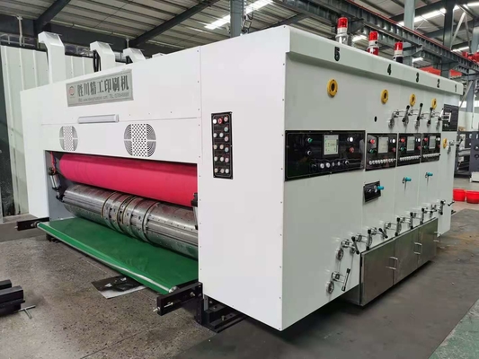 Oem RSC Corrugated Carton Flexo Printing Machine Untuk Pembuatan Kotak Besar