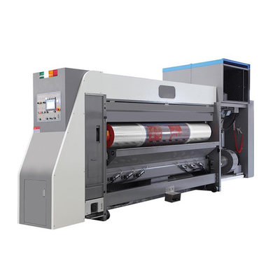 Sepenuhnya Otomatis Slotting Die Cutting 3 Warna Peralatan Mesin Cetak Flexo