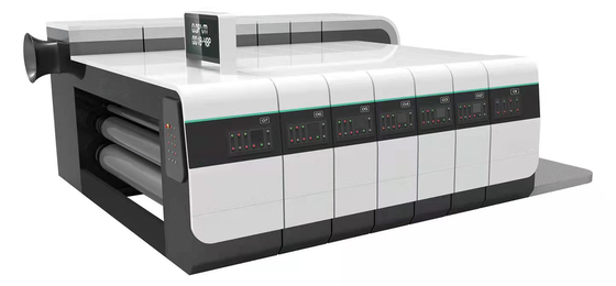 Mesin Cetak Digital Flexo HD 6 Warna Mesin Slotter Die Cutter Printer