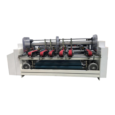 ODM Double Side Corrugated Carton Folder Gluer Machine Untuk Pembuatan Lembar PP